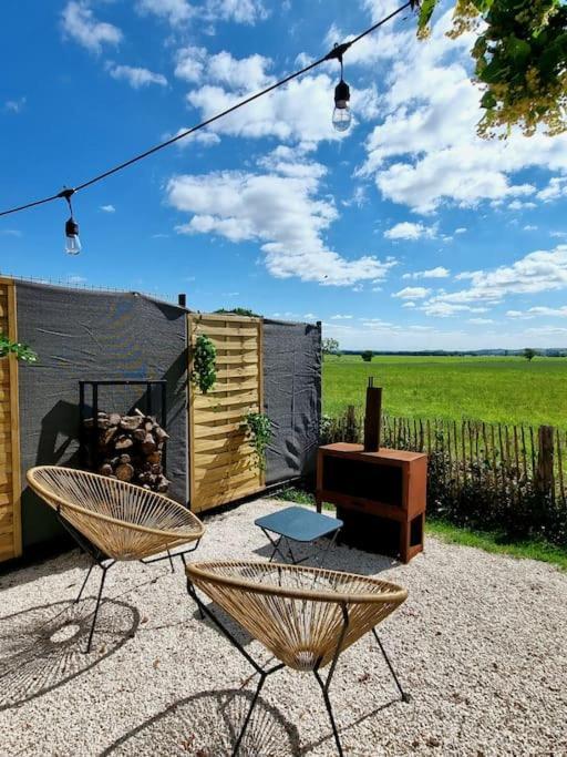 Chalet Tiny House Petite Balneo Cheminee Exterieure *