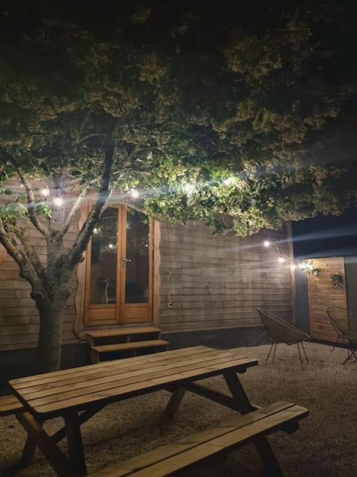 Chalet Tiny House Petite Balneo Cheminee Exterieure